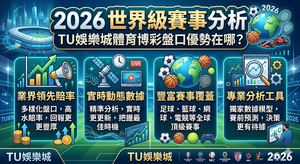 2026 世界級賽事分析：TU娛樂城體育博彩盤口優勢在哪？